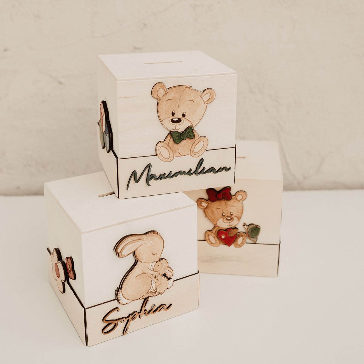 Spardose | personalisiert aus Holz